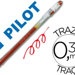 Bolígrafo Pilot G-1 tinta gel roja